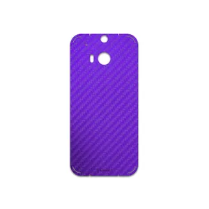 MAHOOT Purple-Fiber Cover Sticker for htc One M8