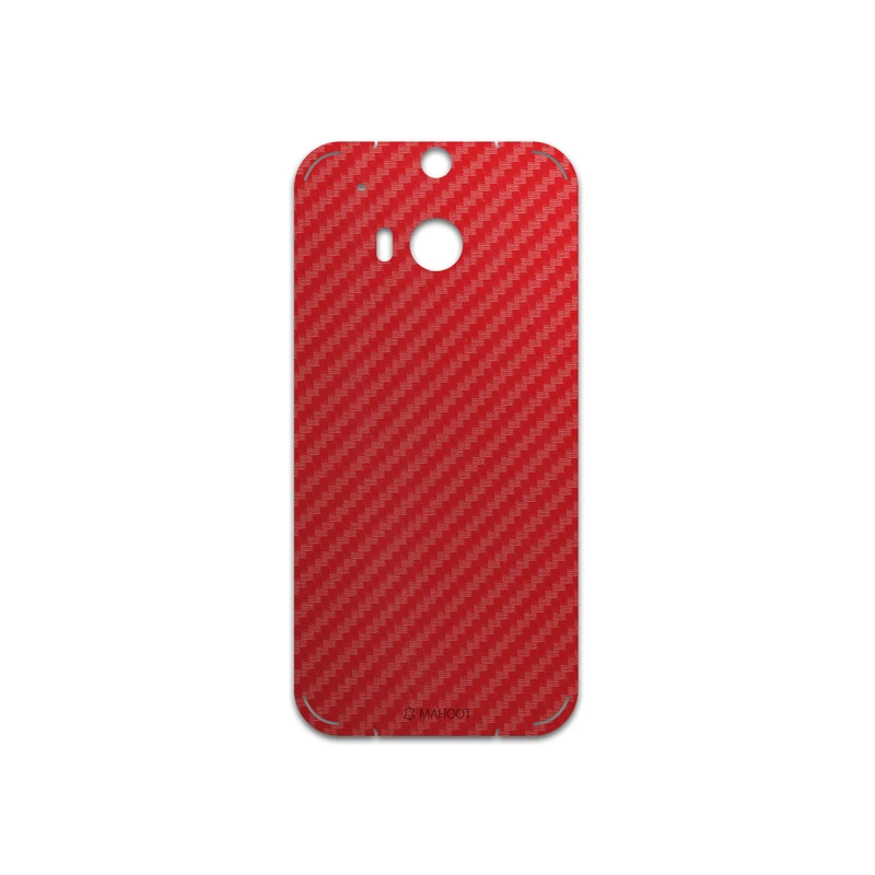 برچسب پوششی ماهوت مدل Red-Fiber مناسب برای گوشی موبایل اچ تی سی One M8