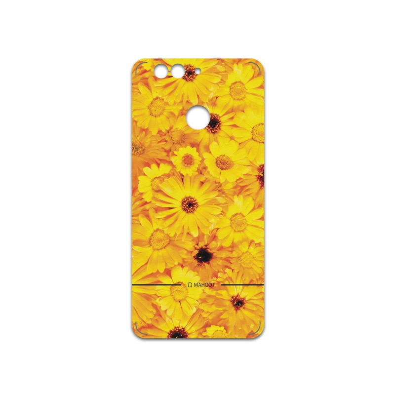 برچسب پوششی ماهوت مدل Yellow-Flower مناسب برای گوشی موبایل شیائومی Mi Max 2