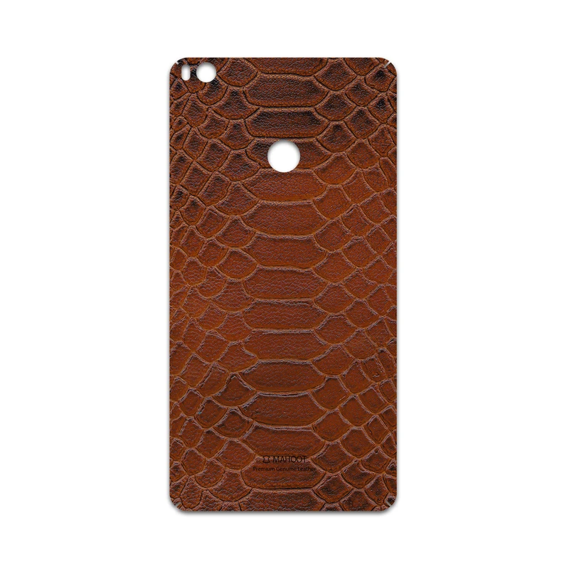 برچسب پوششی ماهوت مدل Brown-Snake-Leather مناسب برای گوشی موبایل شیائومی Mi Max 2