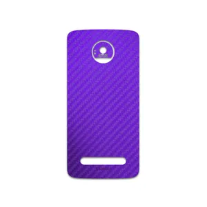 MAHOOT Purple-Fiber Cover Sticker for motorola Moto Z2 Play
