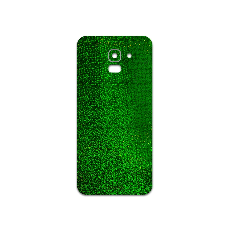برچسب پوششی ماهوت مدل Green-Holographic مناسب برای گوشی موبایل سامسونگ Galaxy J6
