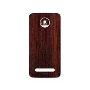MAHOOT Red-Wood Cover Sticker for motorola Moto Z2 Play