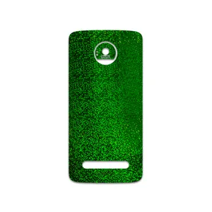 MAHOOT Green-Holographic Cover Sticker for motorola Moto Z2 Play