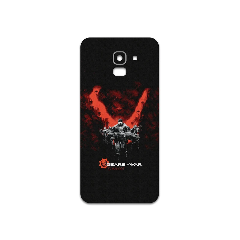 برچسب پوششی ماهوت مدل GEARS-OF-WAR-Game مناسب برای گوشی موبایل سامسونگ Galaxy J6