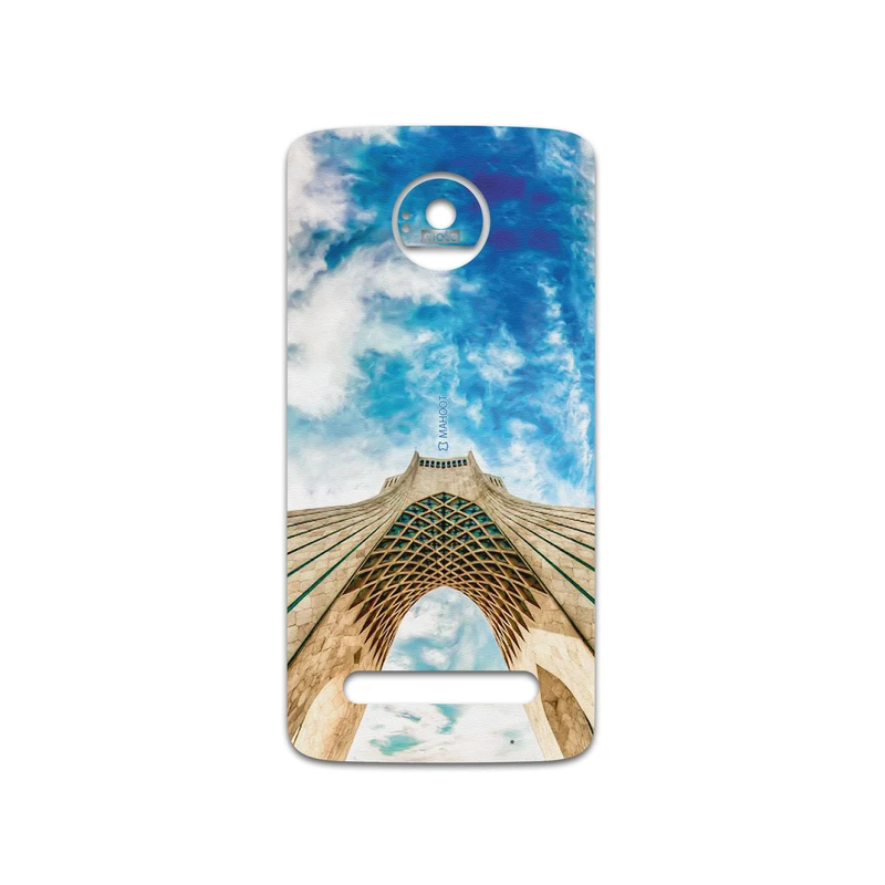 برچسب پوششی ماهوت مدل AZADI-Tower مناسب برای گوشی موبایل موتورولا Moto Z2 Play