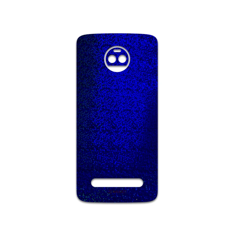 برچسب پوششی ماهوت مدل Blue-Holographic مناسب برای گوشی موبایل موتورولا Moto Z2 Force