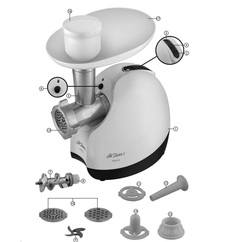 چرخ گوشت آرزوم مدل AR173