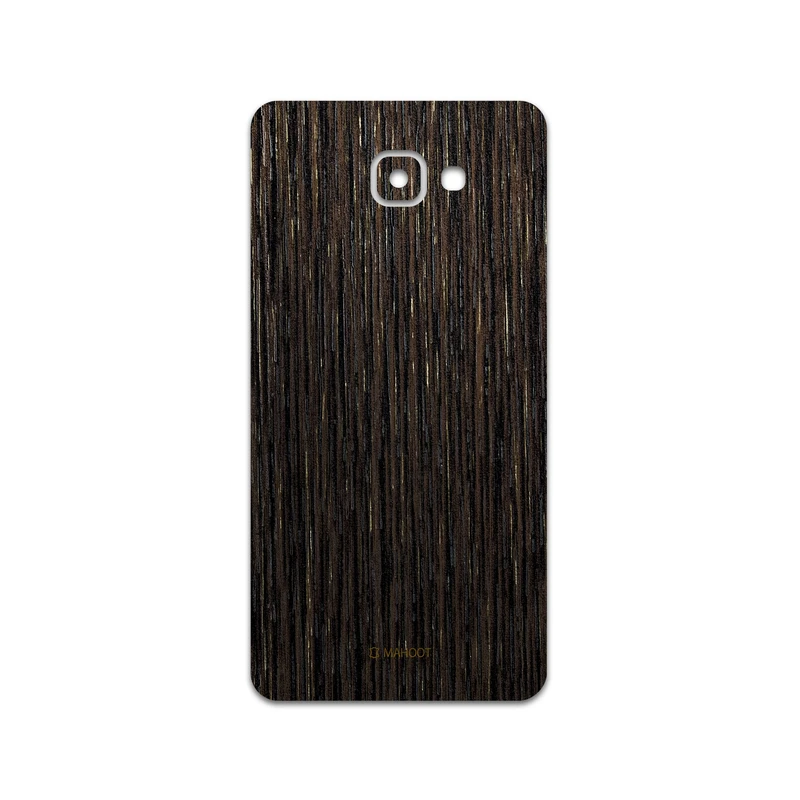 برچسب پوششی ماهوت مدل Dark-Gold-Stripes-Wood مناسب برای گوشی موبایل سامسونگ Galaxy A9 2016