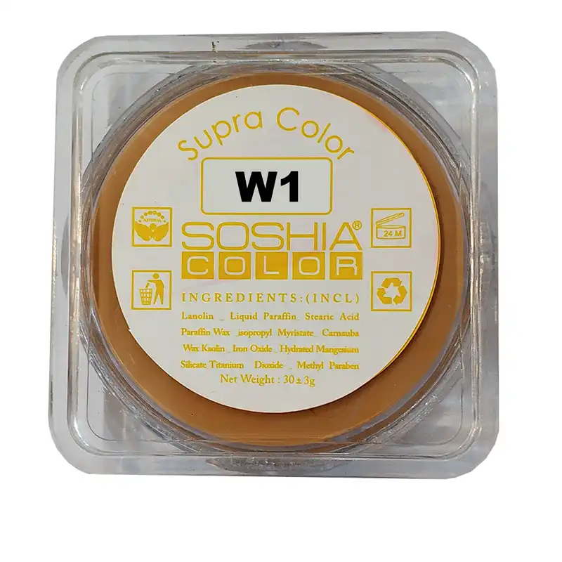 کرم پودر فشرده سوشیا شماره W1