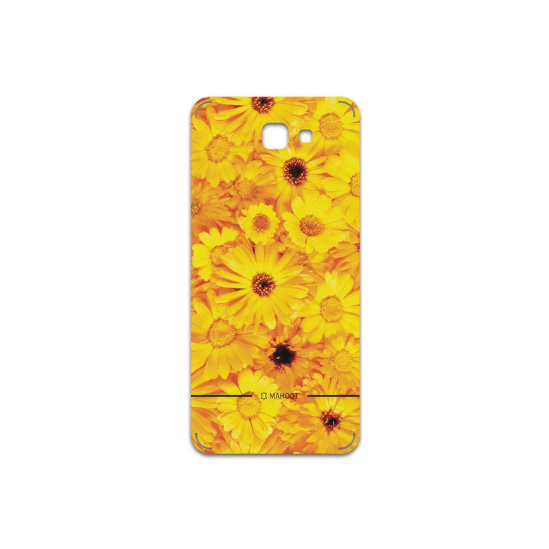 برچسب پوششی ماهوت مدل Yellow-Flower مناسب برای گوشی موبایل سامسونگ Galaxy J5 Prime