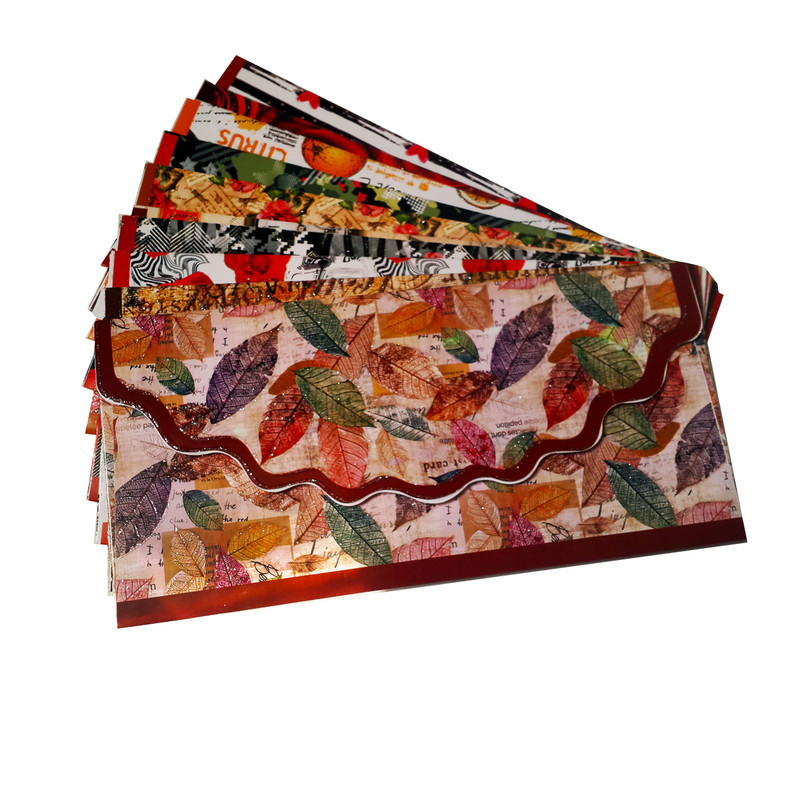 پاکت پول مدل هدیه رنگارنگ مجموعه 10 عددی