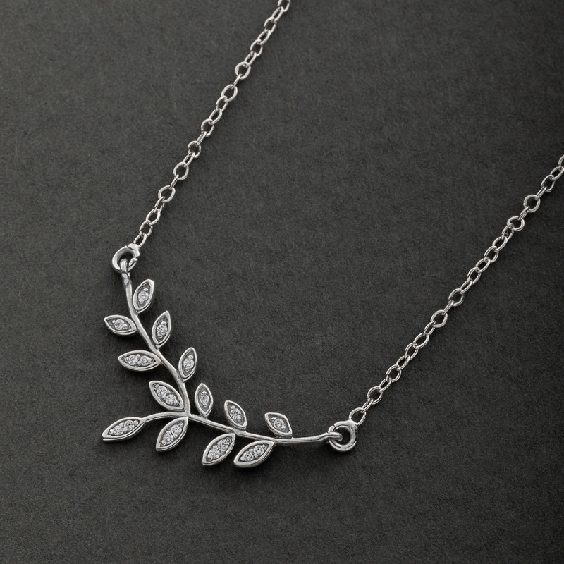 گردنبند نقره زنانه جواهری سون مدل 2602