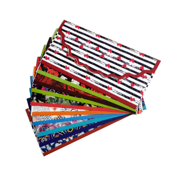 پاکت پول مدل هدیه رنگارنگ مجموعه 10 عددی