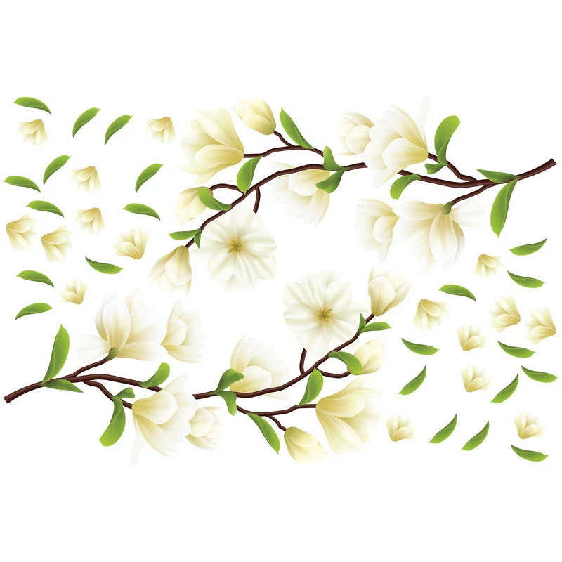 استیکر دیواری طرح شکوفه سیب کد 03
