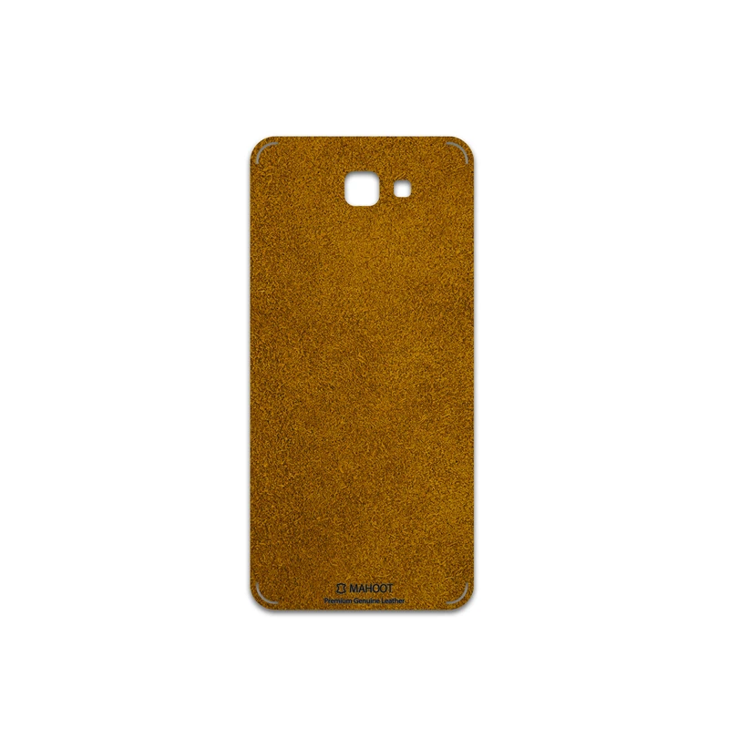 برچسب پوششی ماهوت مدل Brown-Chamois-Leather مناسب برای گوشی موبایل سامسونگ Galaxy J5 Prime