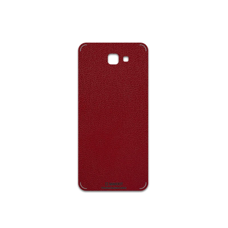 برچسب پوششی ماهوت مدل Red-Leather مناسب برای گوشی موبایل سامسونگ Galaxy J5 Prime