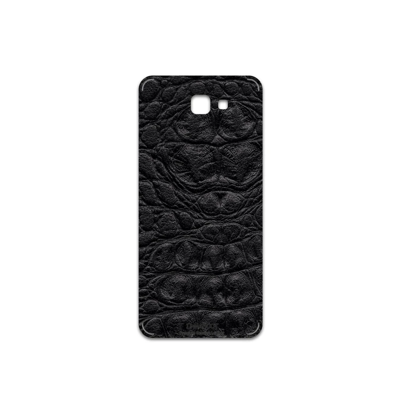 برچسب پوششی ماهوت مدل Black-Crocodile-Leather مناسب برای گوشی موبایل سامسونگ Galaxy J5 Prime