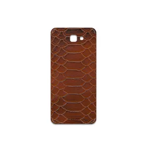 MAHOOT Brown-Snake-Leather Cover Sticker for Samsung Galaxy J5 Prime