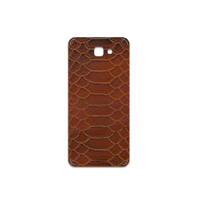 برچسب پوششی ماهوت مدل Brown-Snake-Leather مناسب برای گوشی موبایل سامسونگ Galaxy J5 Prime