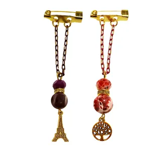 سنجاق سینه زنانه کد PM469 مجموعه دو عددی