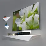 میز تلویزیون دیواری راهپود مدل نیلوفر A113 به همراه طبقه دیواری