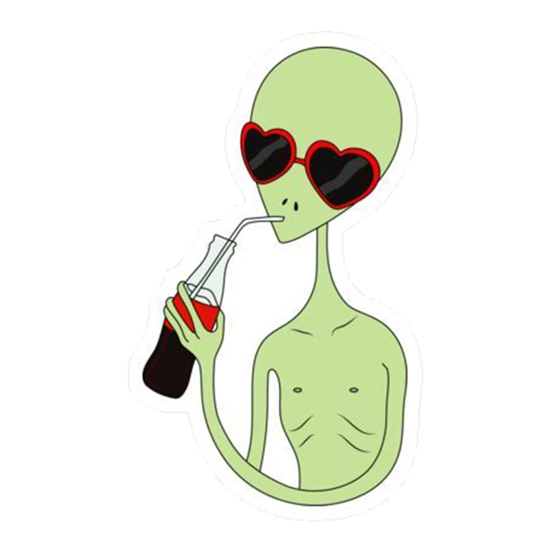 استیکر لپ تاپ طرح آدم فضایی کد 1666