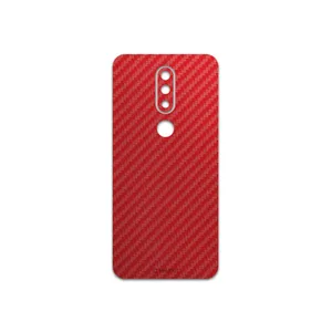 MAHOOT Red-Fiber Cover Sticker for Nokia 6.1 Plus