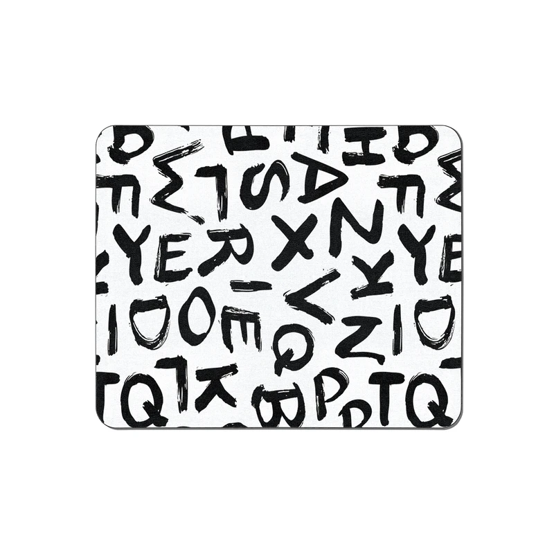 ماوس پد طرح حروف انگلیسی کد 3129