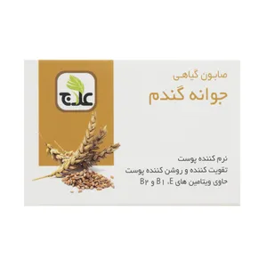 صابون نرم کننده علاج مدل جوانه گندم  وزن ۱۰۰ گرم