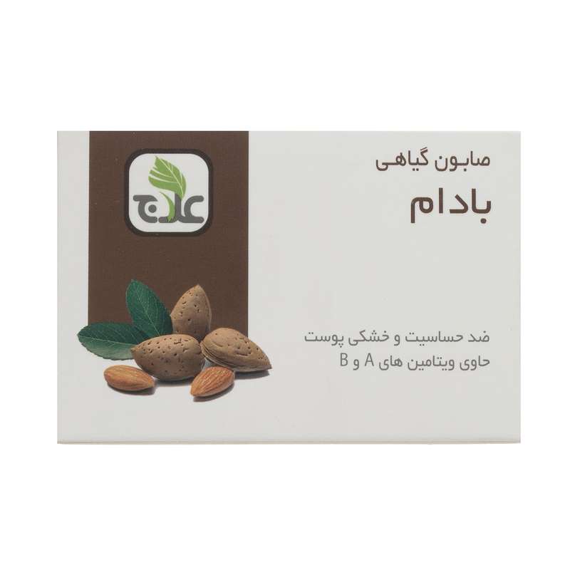 صابون نرم کننده علاج مدل بادام وزن ۱۰۰ گرم