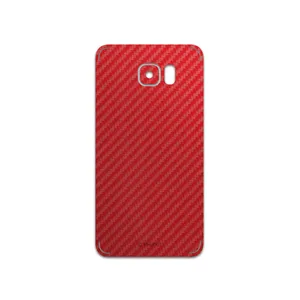 MAHOOT Red-Fiber Cover Sticker for Samsung Galaxy Note 5