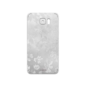 MAHOOT Silver-Wildflower Cover Sticker for Samsung Galaxy Note 5