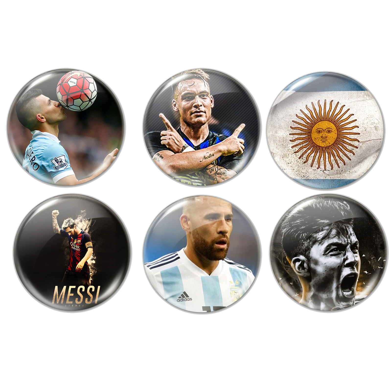 پیکسل طرح تیم آرژانتین کد 24063 مجموعه 6 عددی