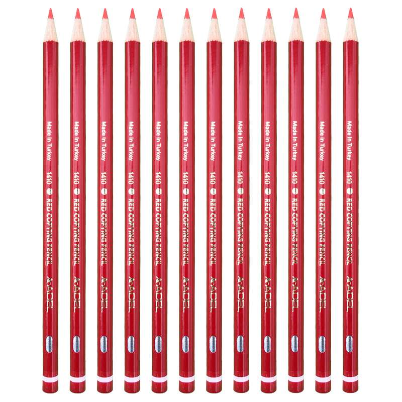 مداد قرمز ادل کد 1410 بسته 12 عددی