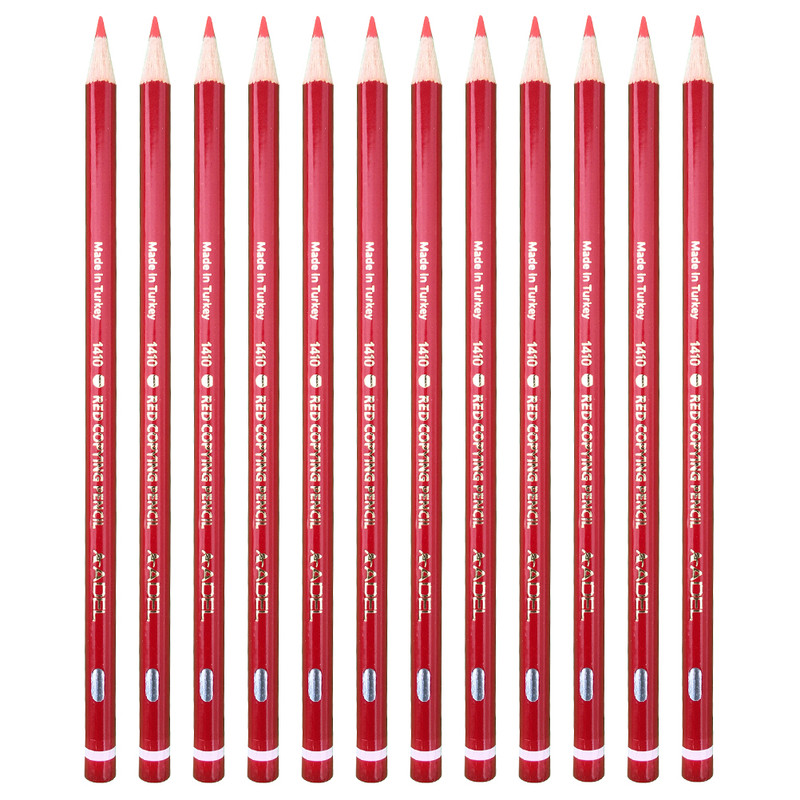 مداد قرمز ادل کد 1410 بسته 12 عددی