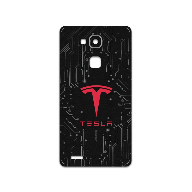 برچسب پوششی ماهوت مدل TESLA-Motors مناسب برای گوشی موبایل هوآوی Mate 7