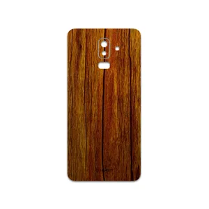 MAHOOT Orange-Wood Cover Sticker for Samsung Galaxy J8