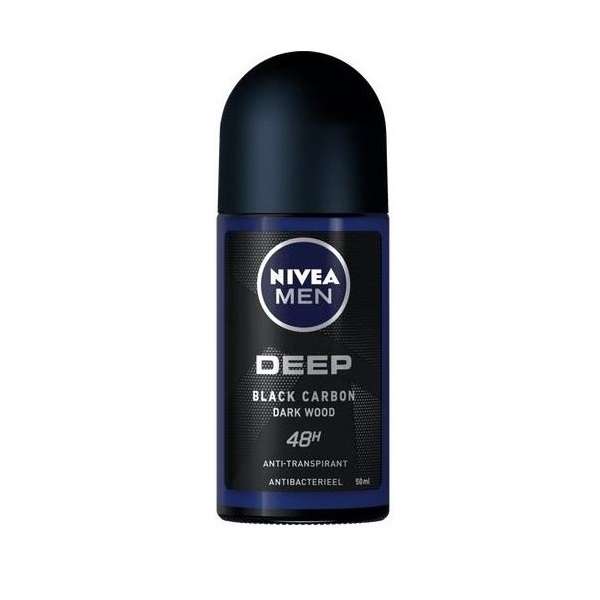 رول ضد تعریق مردانه نیوآ سری deep مدل Black Carbon حجم 50 میلی لیتر