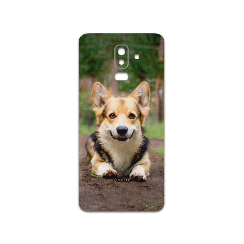 برچسب پوششی ماهوت مدل Dog-2 مناسب برای گوشی موبایل سامسونگ Galaxy J8