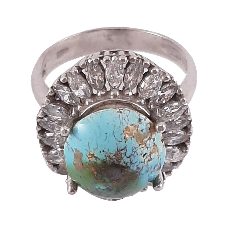 انگشتر نقره زنانه کد 118