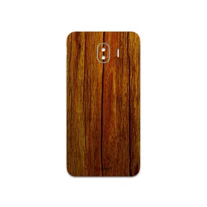 MAHOOT Orange-Wood Cover Sticker for Samsung Galaxy J4