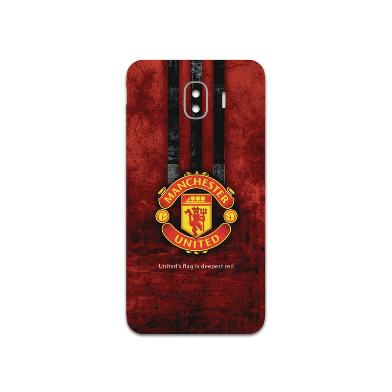 برچسب پوششی ماهوت مدل Manchester-United-FC مناسب برای گوشی موبایل سامسونگ Galaxy J4