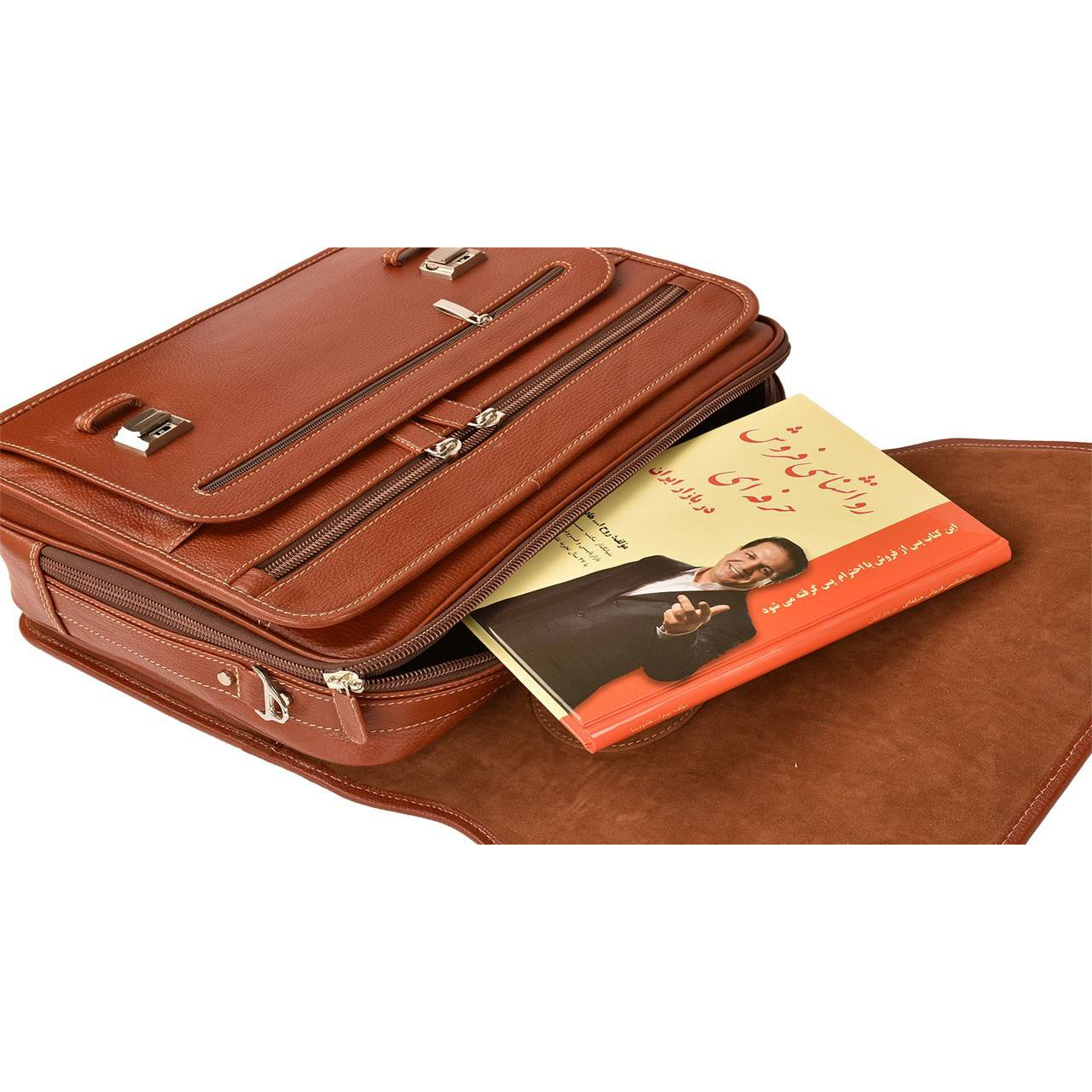 کیف اداری مردانه پارینه چرم مدل LT1