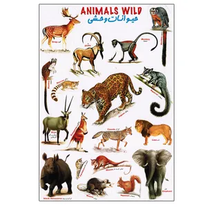 برچسب مدل حیوانات وحشی کد 1156
