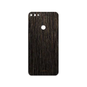 MAHOOT Dark-Gold-Stripes-Wood Cover Sticker for Honor 7C
