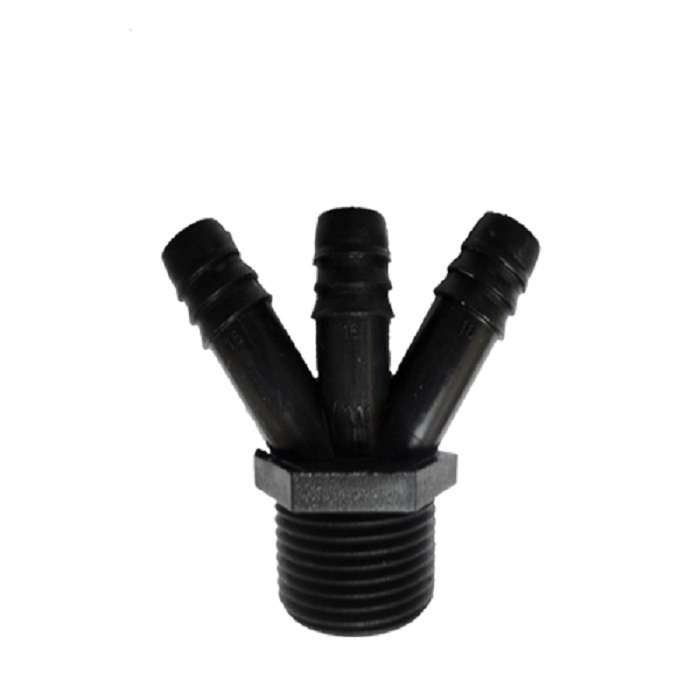 سه راهی آبیاری قطره ای کد 25 بسته 2 عددی