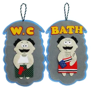 آویز سرویس بهداشتی مدل خان عمو مجموعه 2 عددی