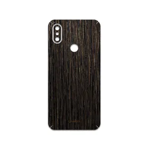 MAHOOT Dark-Gold-Stripes-Wood Cover Sticker for Xiaomi Mi A2