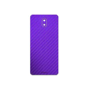 MAHOOT Purple-Fiber Cover Sticker for Nokia 3.1